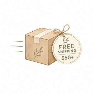Five dollar flat rate shipping icon.
